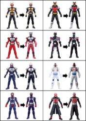 仮面ライダーのソフビって塗装部分は減ったけど